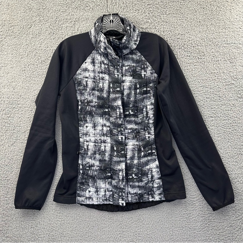 The North Face Thermoball Quilted Nano Puff Jacket Black Multi Outdoor Women's S